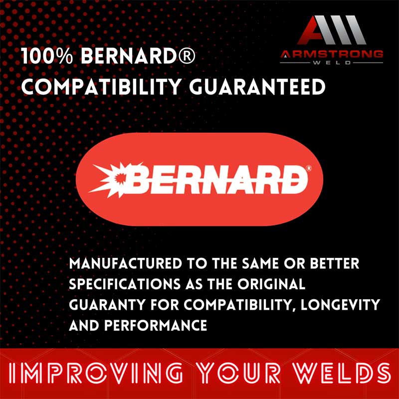 BND Torches: 100% Bernard compatibility guaranteed. Manufactured to the same or better specifications as the original guaranty for compatibliity, longevity, and performance