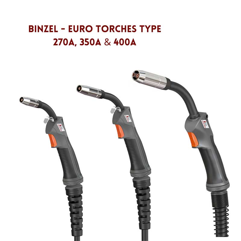 Binzel - Euro Torches Type 270A, 350A, and 400A