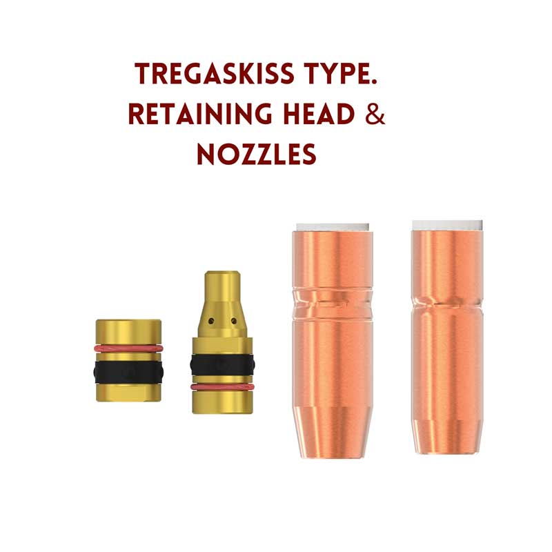 Tregaskiss Type. Retaining Head & Nozzles